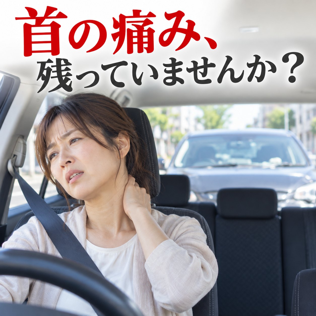 秋の夕方の追突で首に起きていることと翌朝に出る症状｜ひなた整骨院