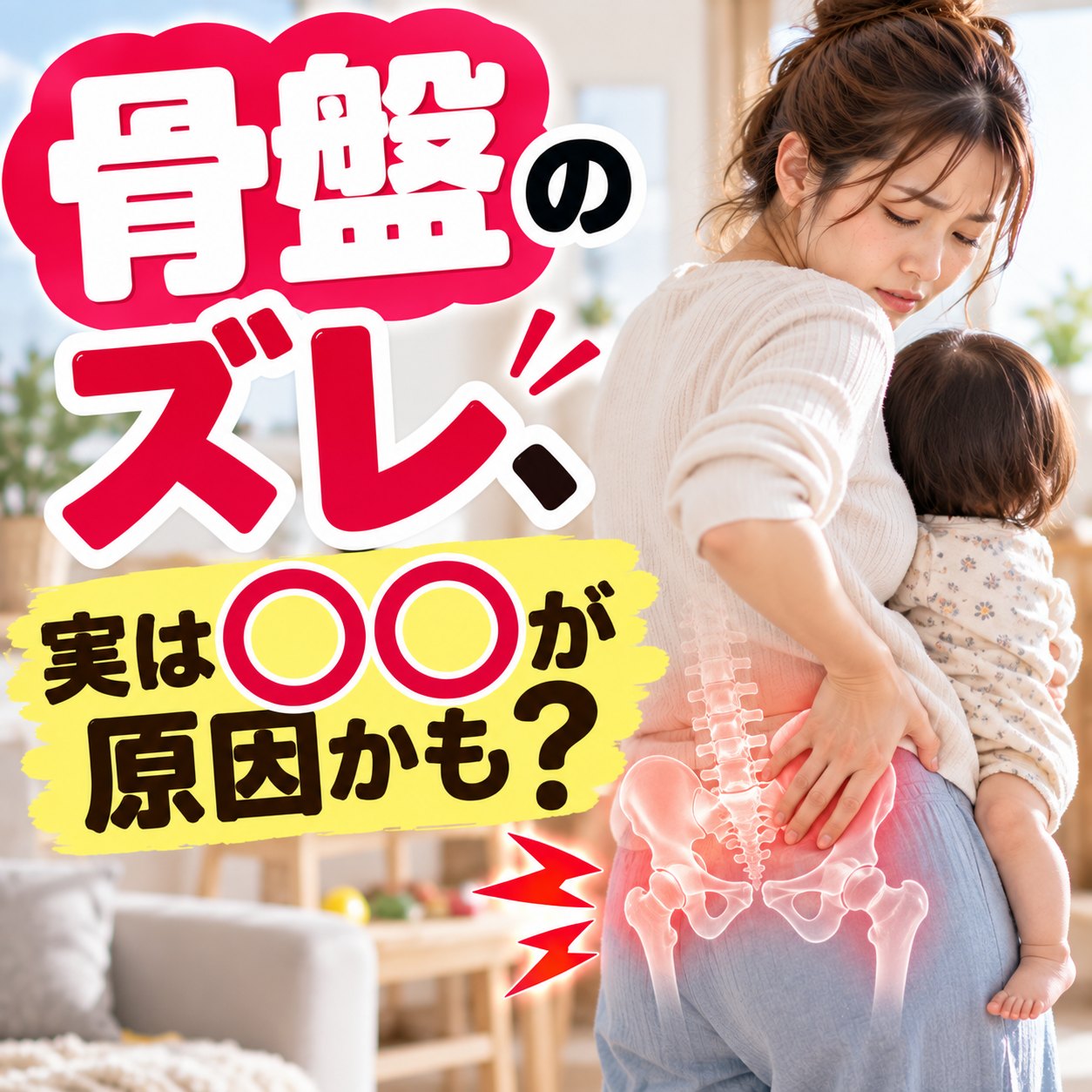 いつも同じ側で赤ちゃんを抱っこする産後ママの、肩と骨盤の左右差｜ひなた整骨院